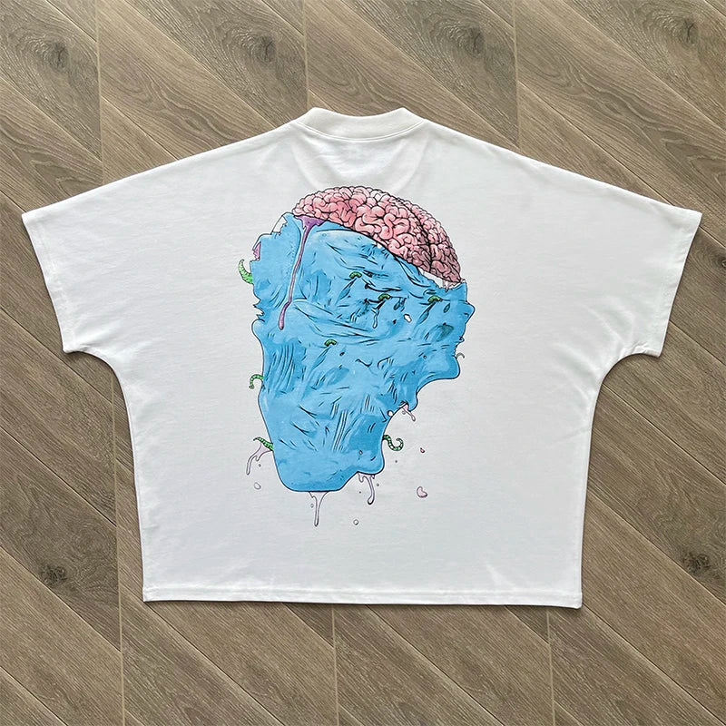 Blutosatire studios cropped character tee