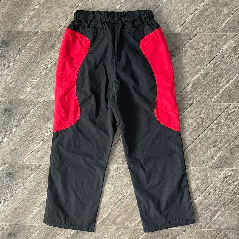 Hellstar Sample Pants Wave stitching color-blocked casual sports
