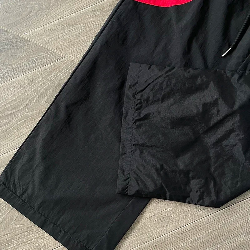 Hellstar Sample Pants Wave stitching color-blocked casual sports