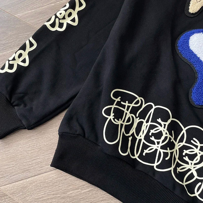 Glo Gang The Glory Full Zip Drink embroidered zipper hoodie