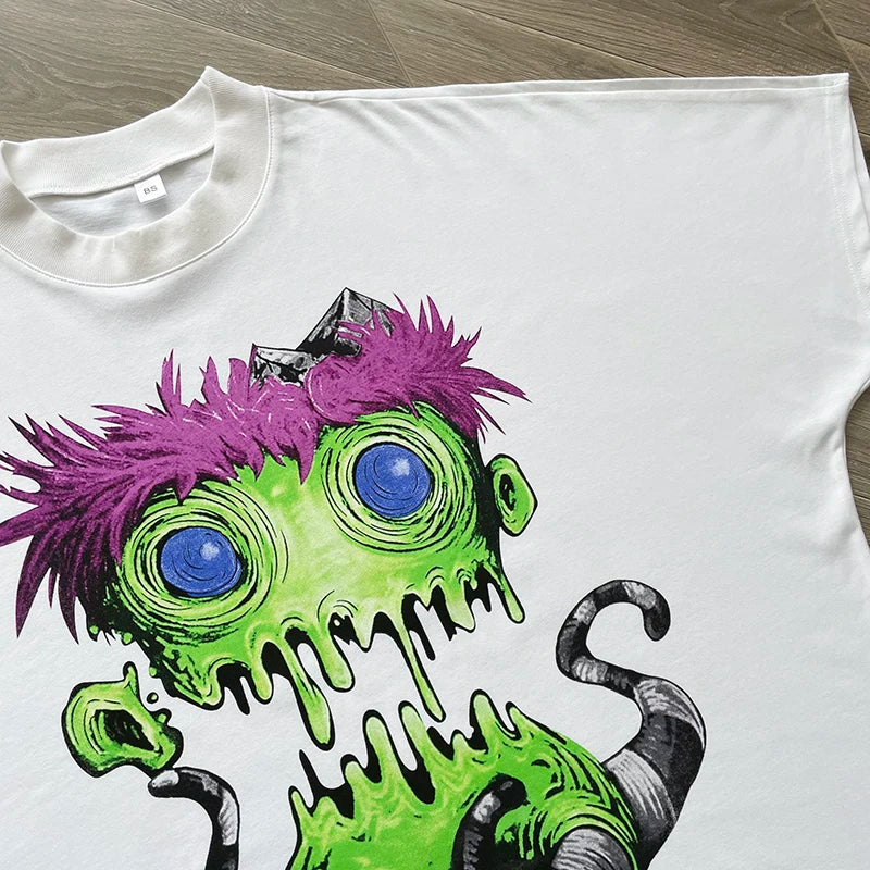 Blutosatire studios cropped character tee