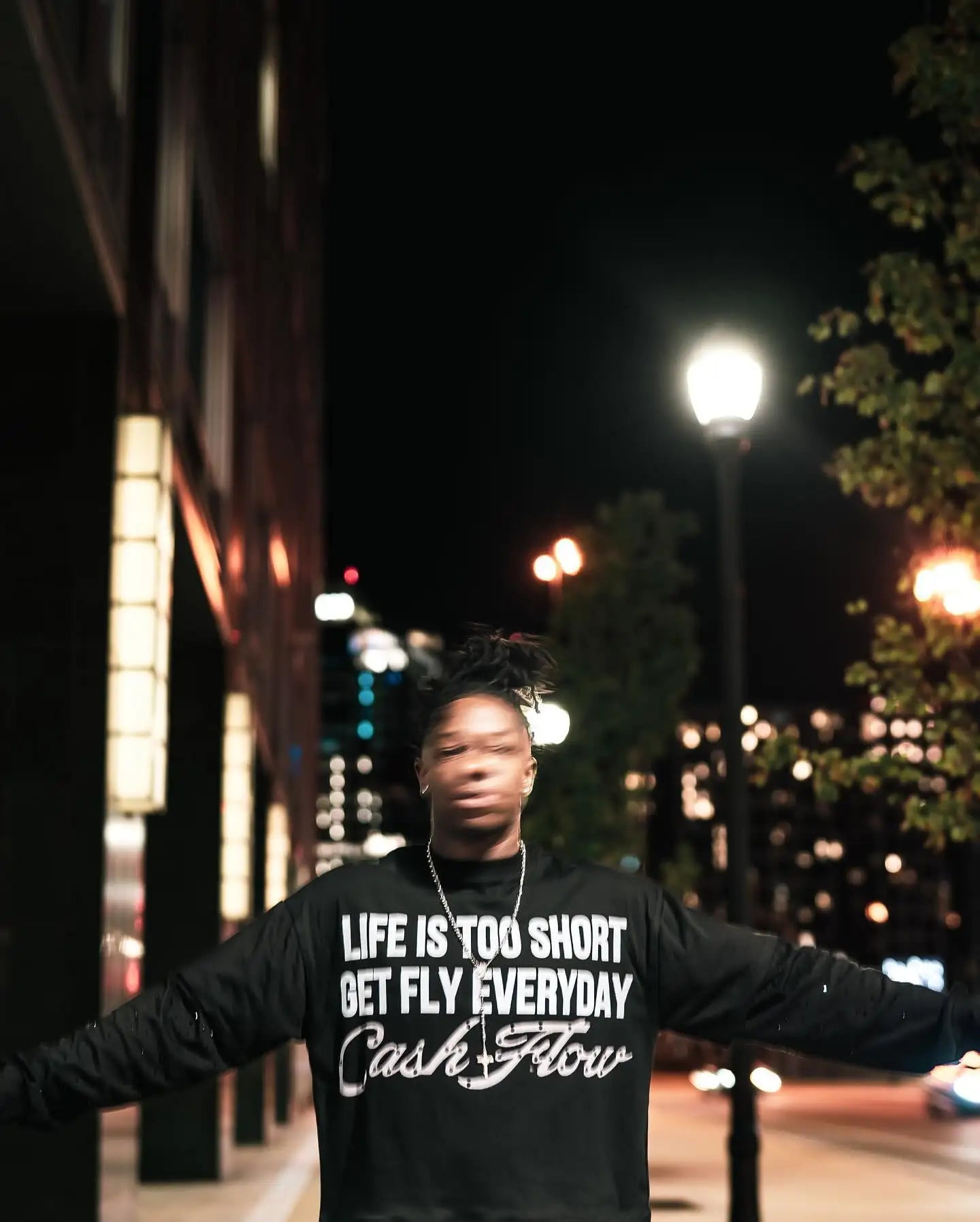 Life’s too short get fly everyday long sleeve reignstone tee