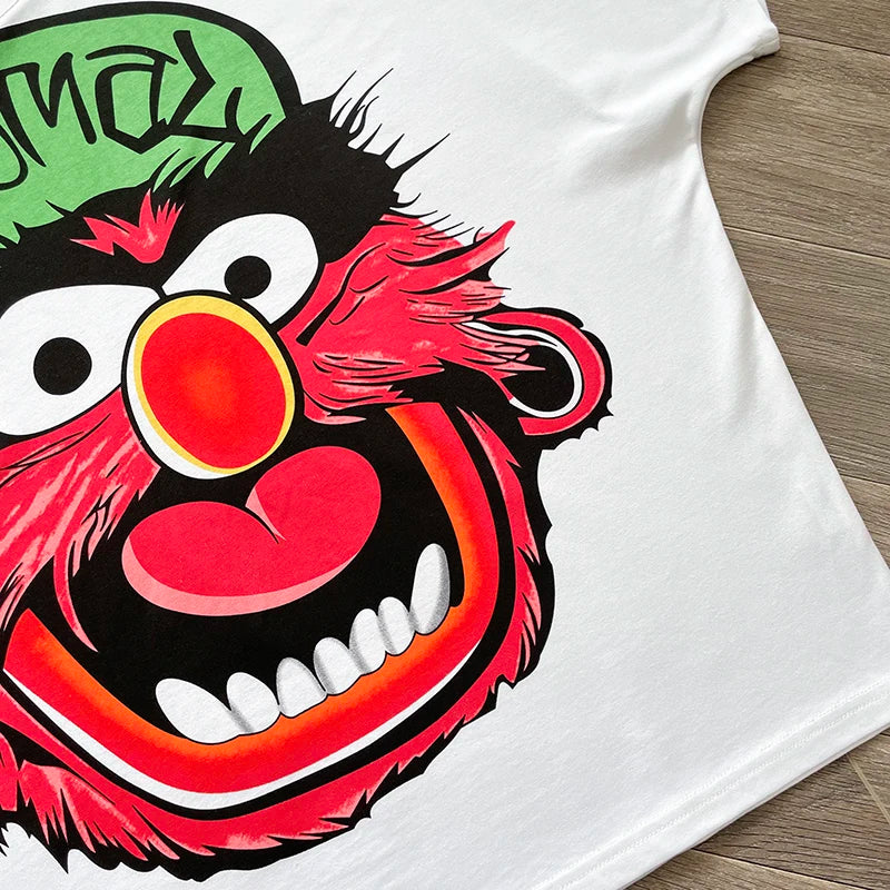 Blutosatire studios cropped character tee