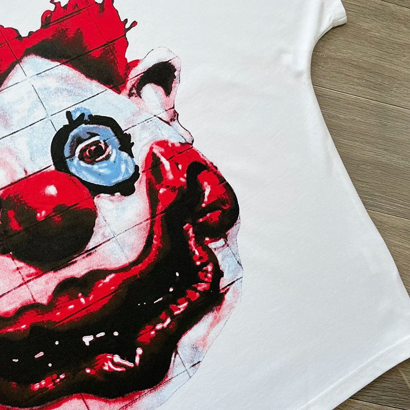 Blutosatire studios cropped character tee