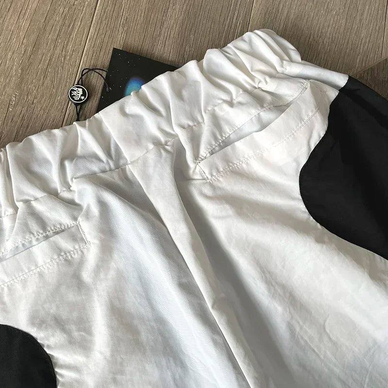 Hellstar Sample Pants Wave stitching color-blocked casual sports