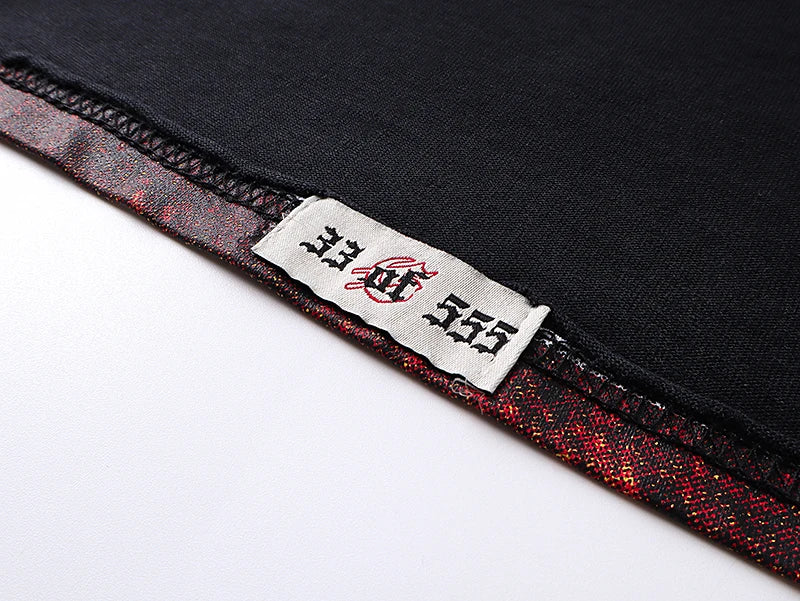 1103 # Godspeed Retro Washed Street Cotton Loose Long Sleeve T-shirt