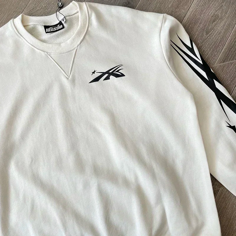 Hellstar Sports Crew-neck casual hoodie