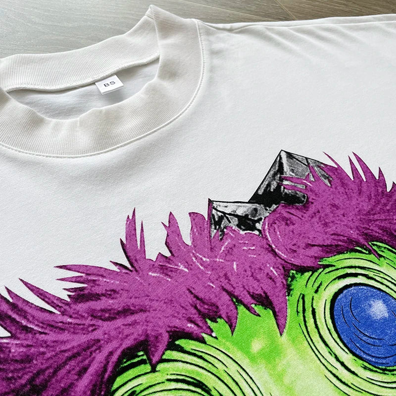 Blutosatire studios cropped character tee
