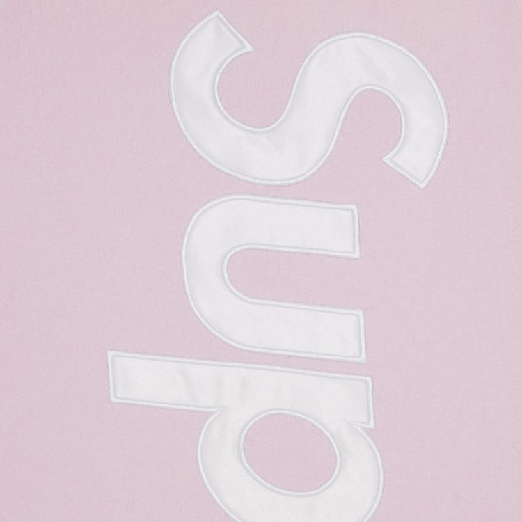 Supreme Satin Applique sweatpants light pink