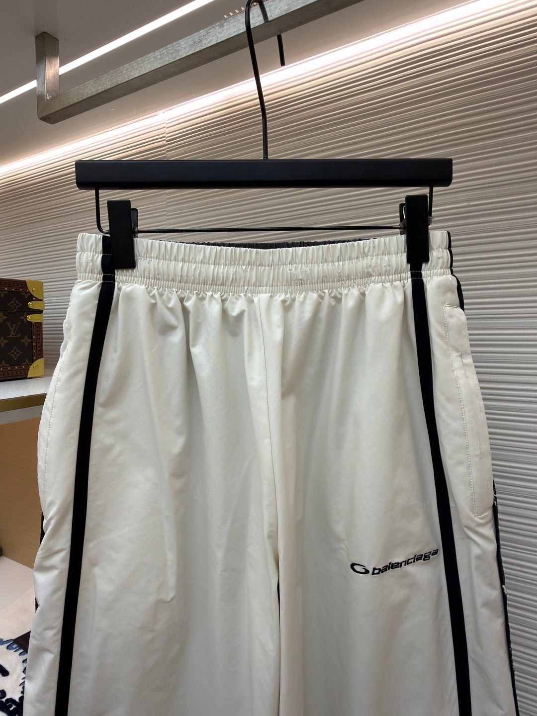 Balenciaga Loop Sports Track Pants white