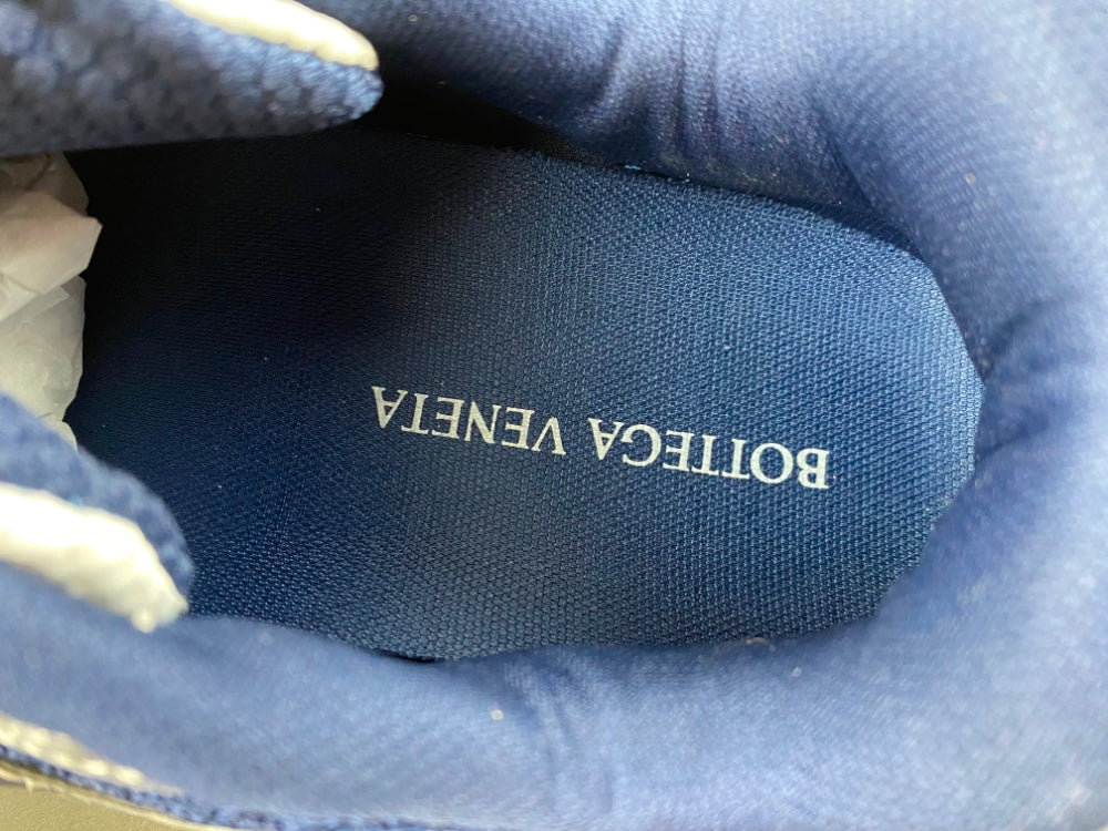 Bottega venta orbit dark blue and sliver