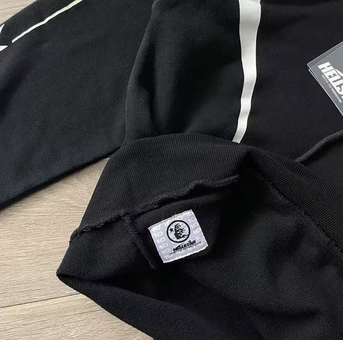 black hellstar sports hoodie/ sweatpants