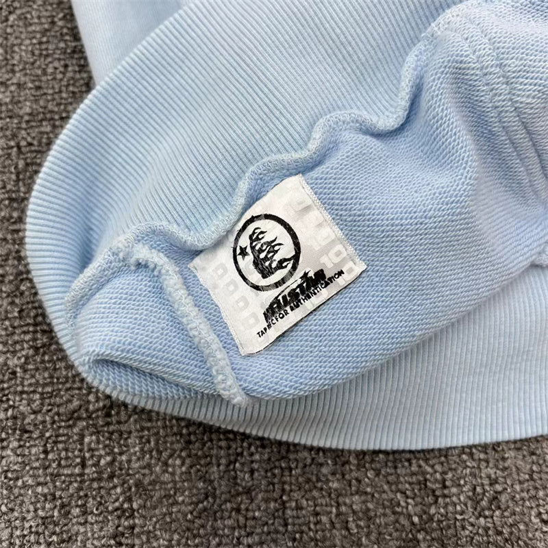 Hellstar light  blue hoodie