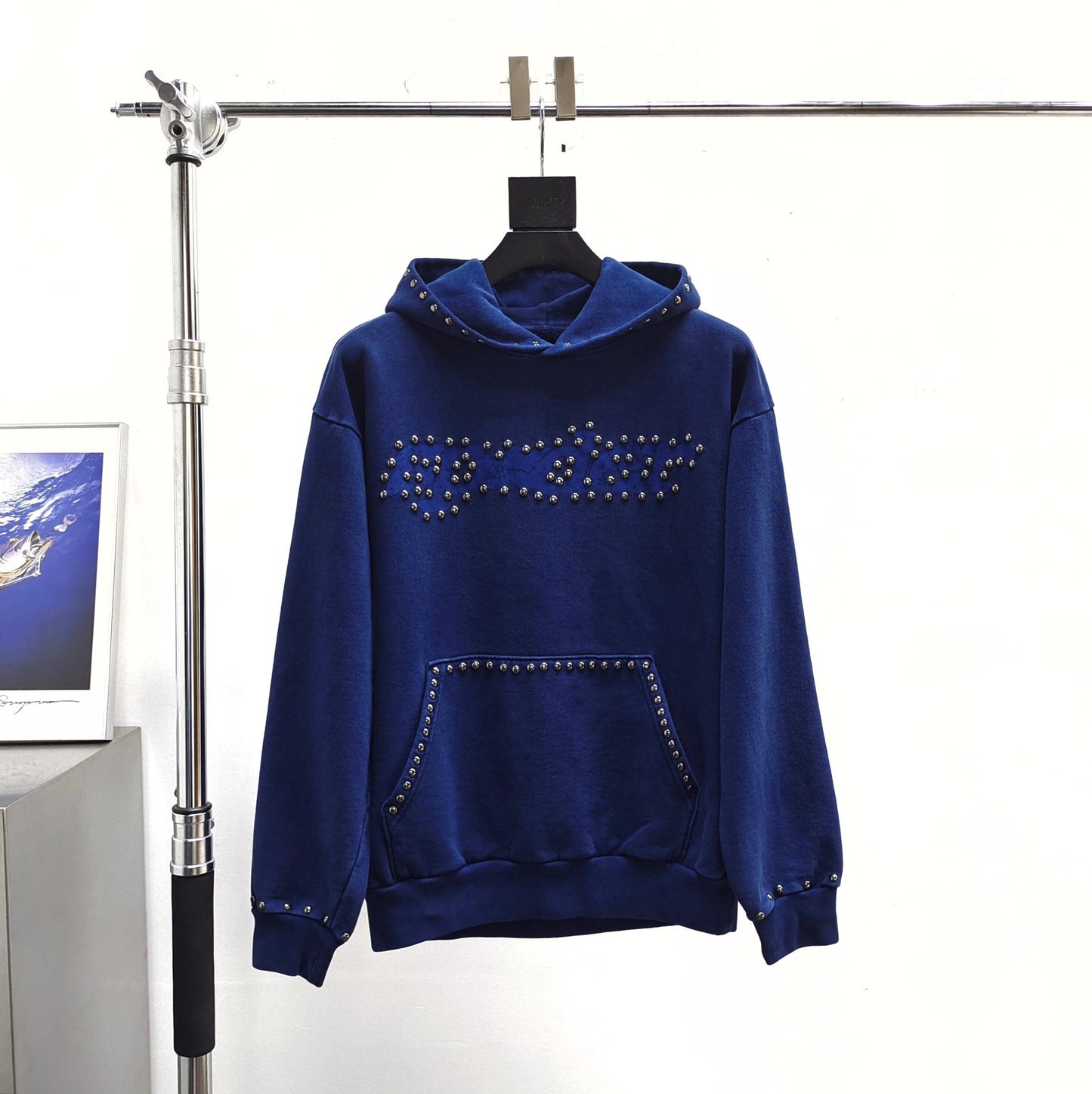 Sp5der FW25 Punk V3 Studded Hoodie