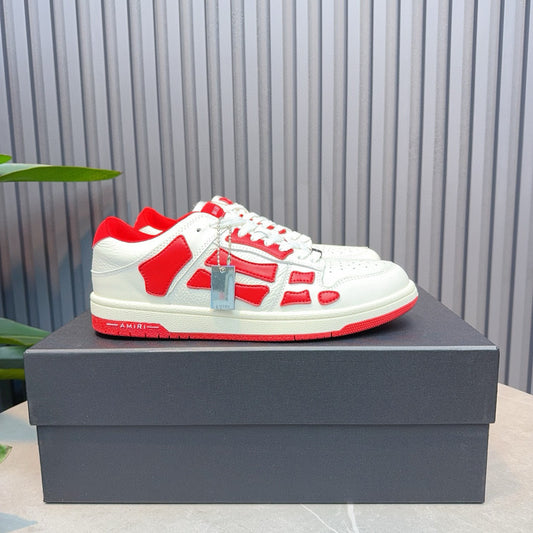 Amiri Skel Top Low 'red  white '