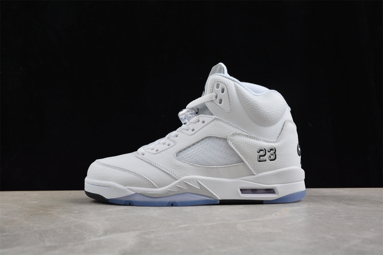 Air Jordan 5 Retro 'White Metallic