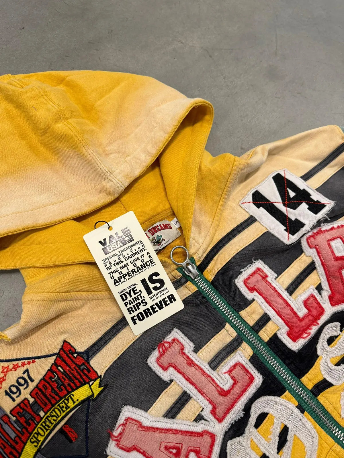 Vale Forever Collage Zip Up 'Mardi Gras'