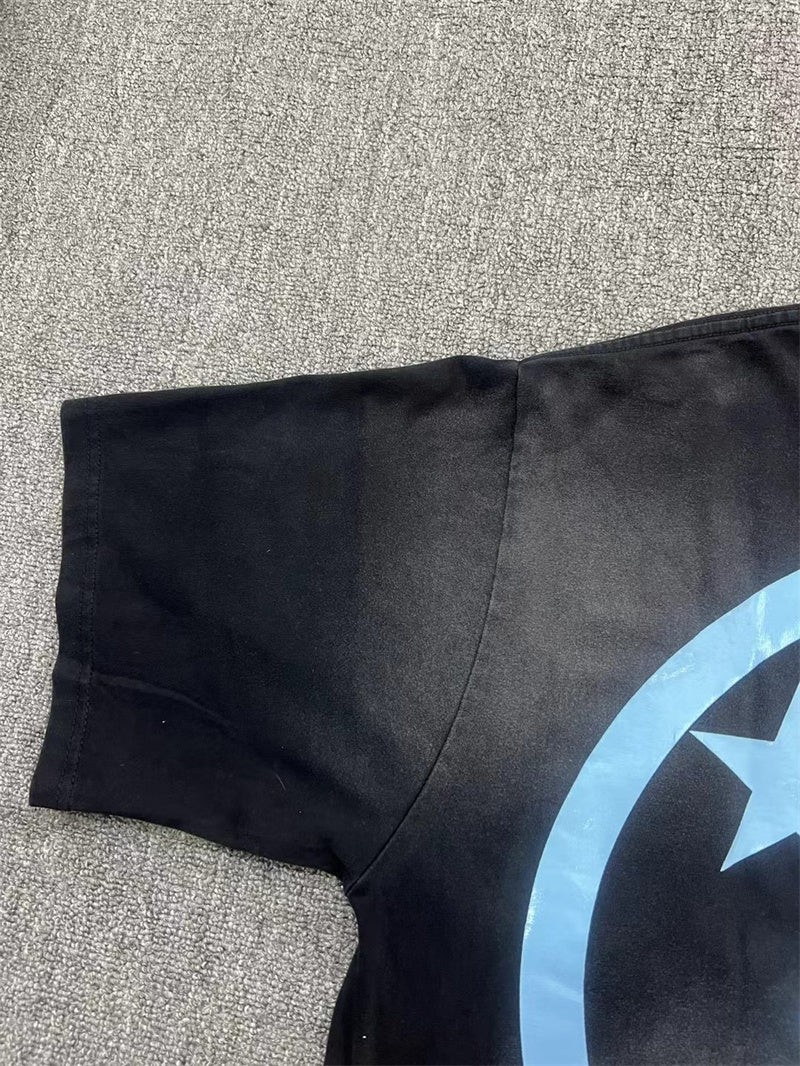 Hellstar sports black and blue tee