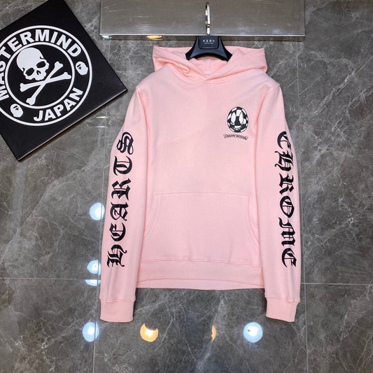 Light Pink chrome hearts hoodie