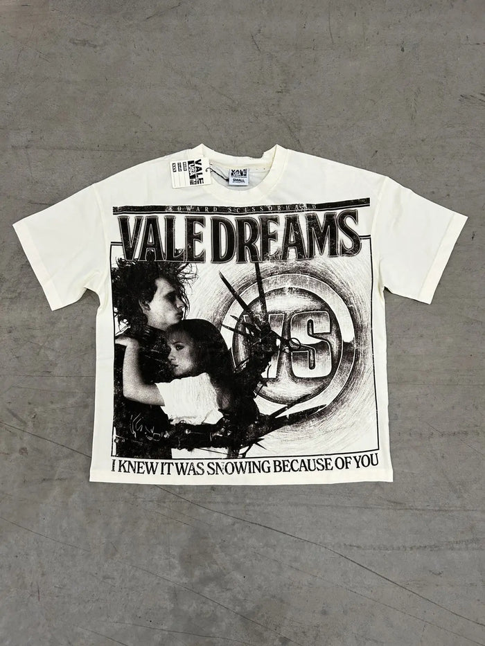 Vale Forever Valley Dreams Cream Scissorhands Tee