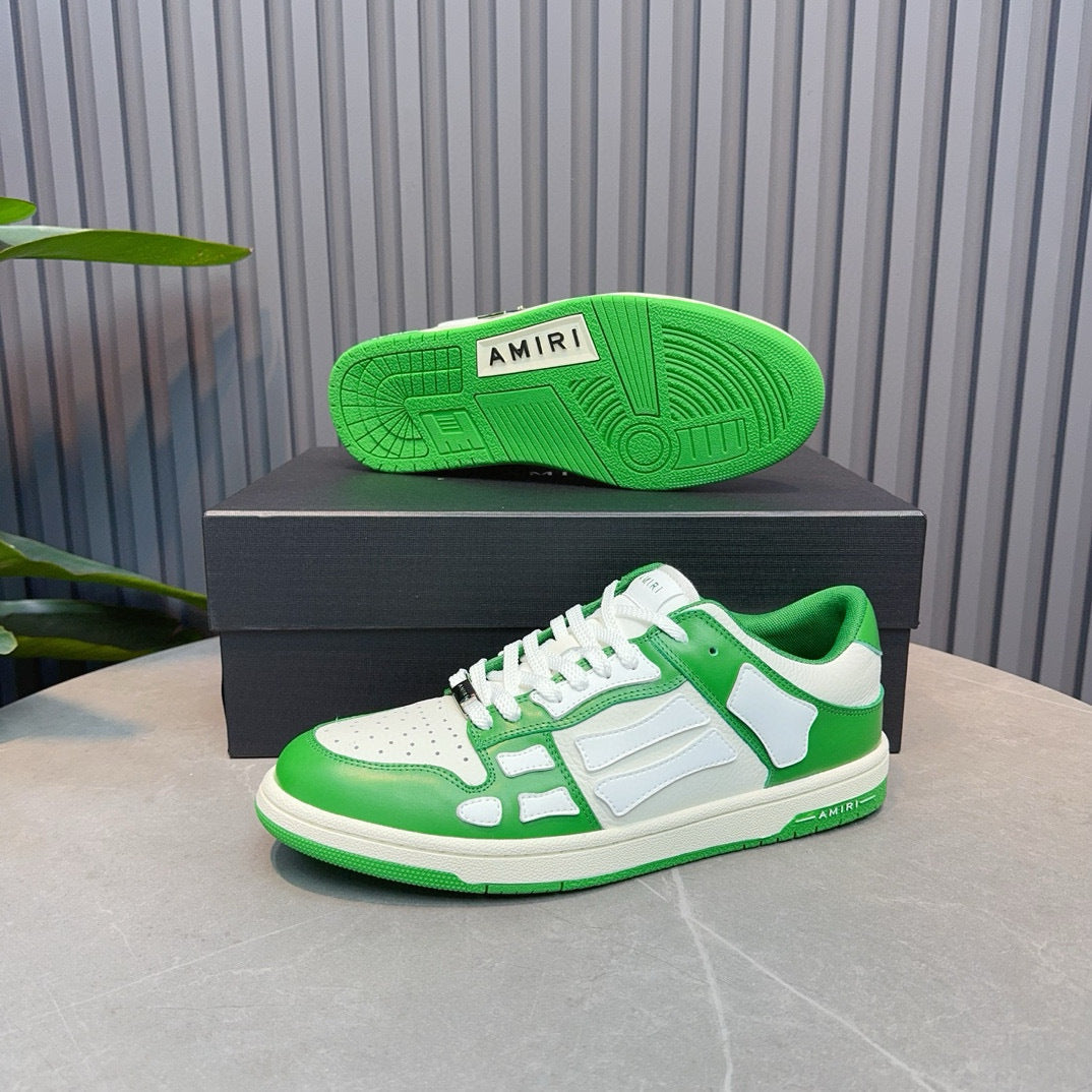 Amiri  Skel Top Low 'green white '