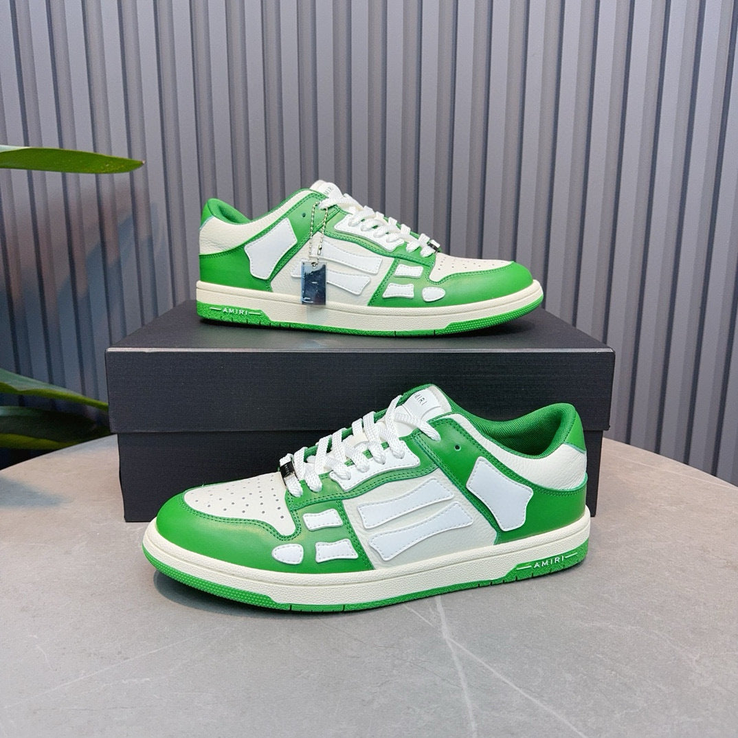 Amiri  Skel Top Low 'green white '