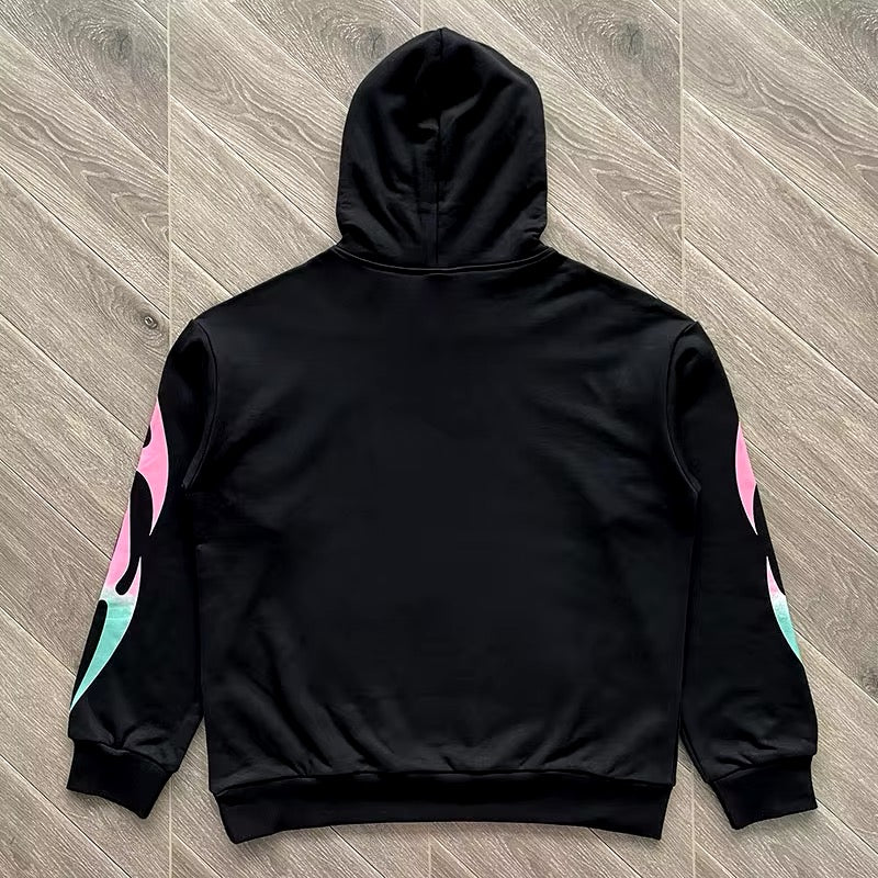 Hellstar Studios sports colorful hoodie