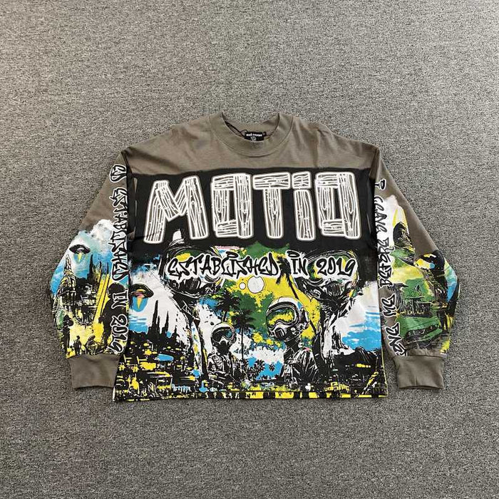 Mixed Emotion Grey “UFO” Long Sleeve