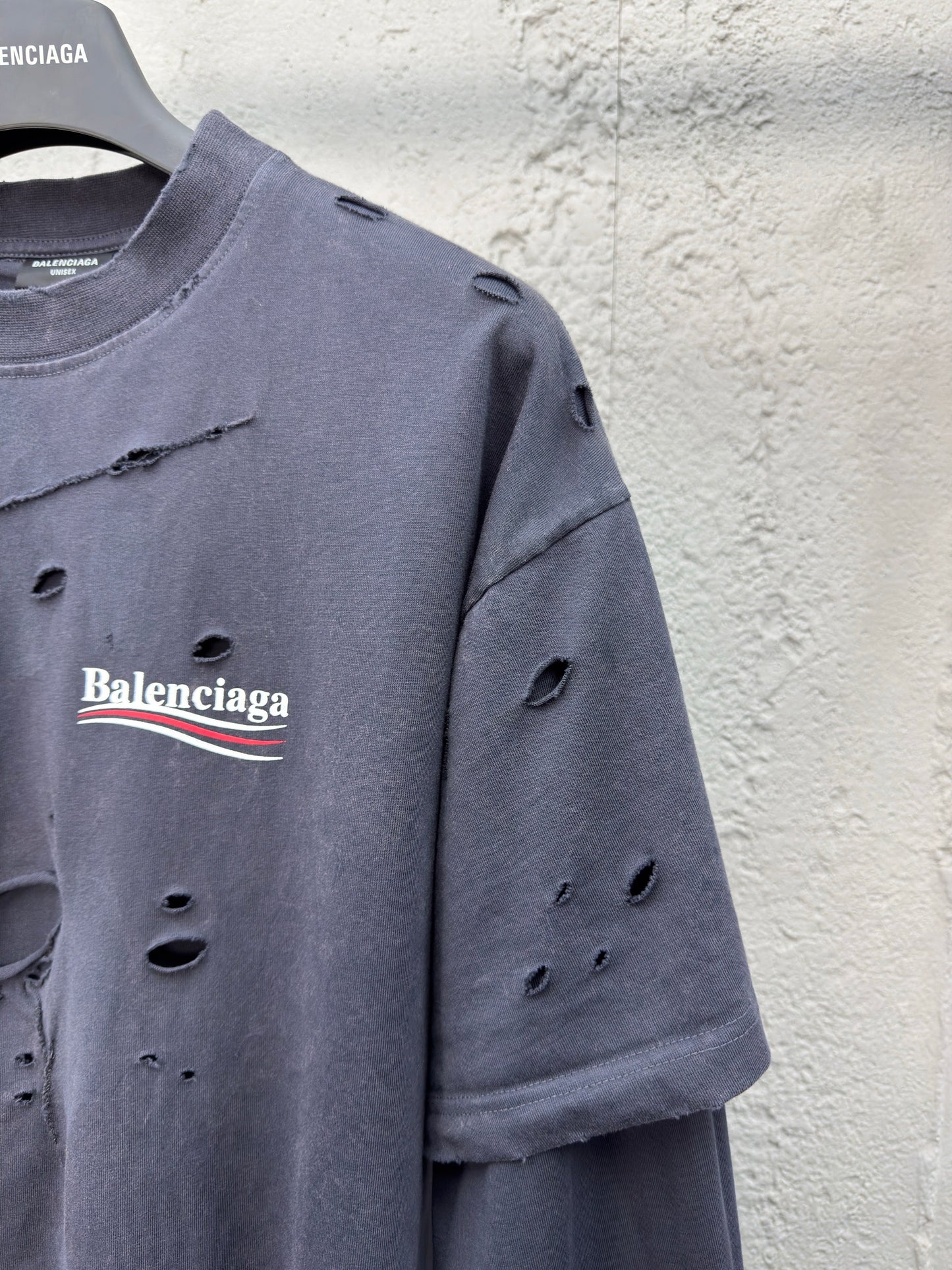 Balenciaga Political Campaign Long-Sleeve Layered T-Shirt 'Black