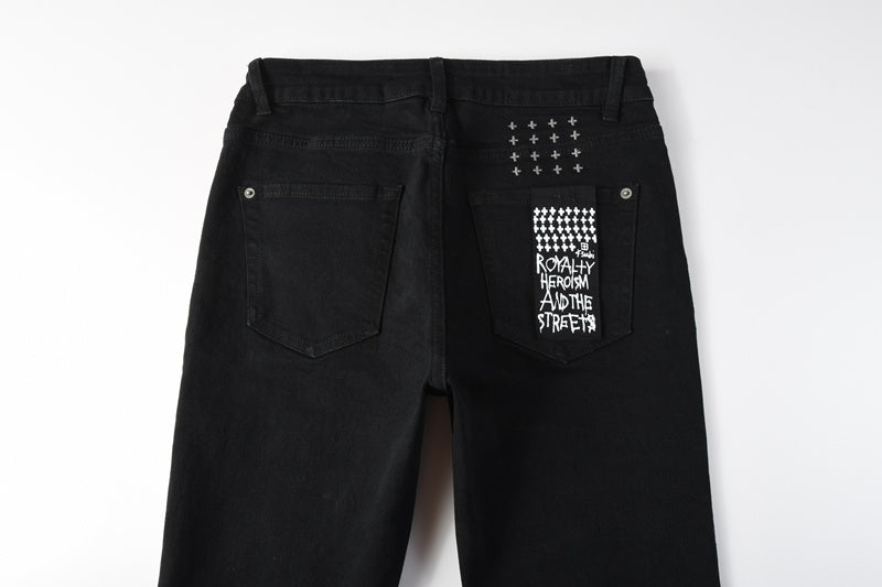 KSUBI denim black  skinny jeans