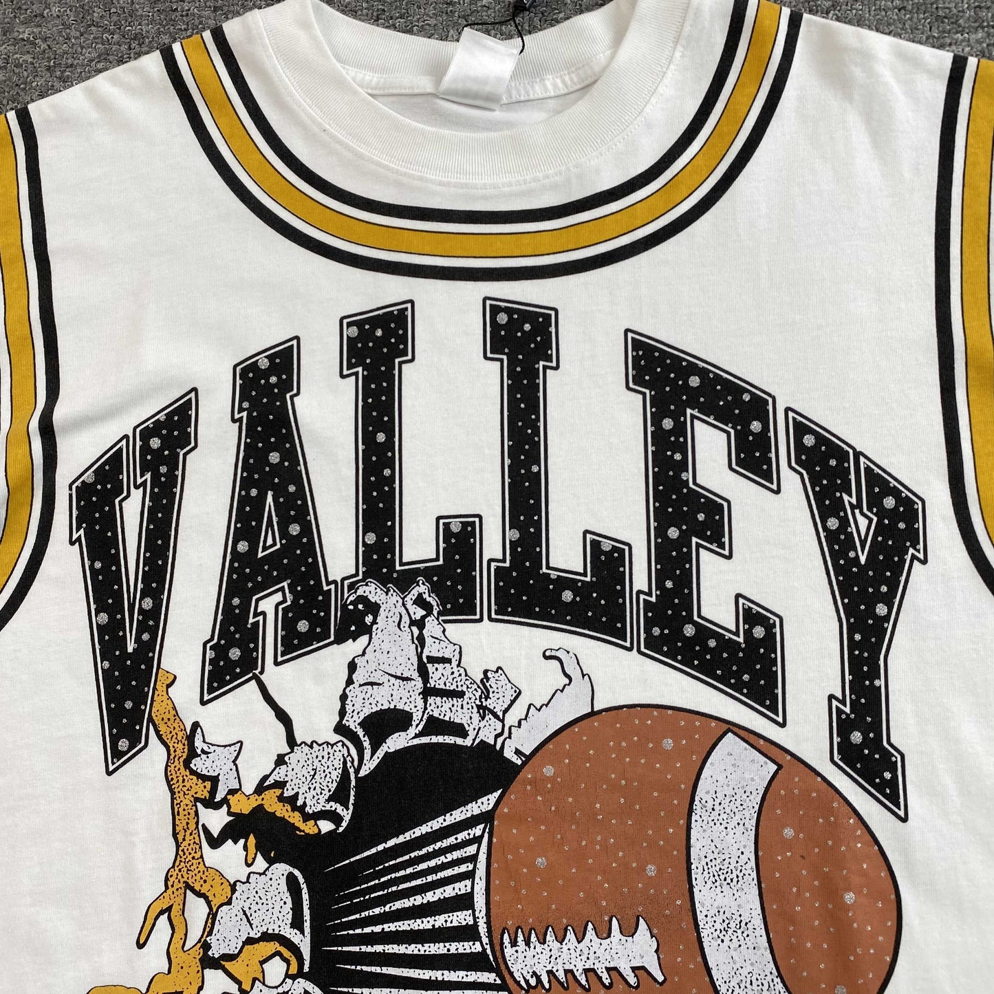 Assorted vale sports  classic bling jersey tees