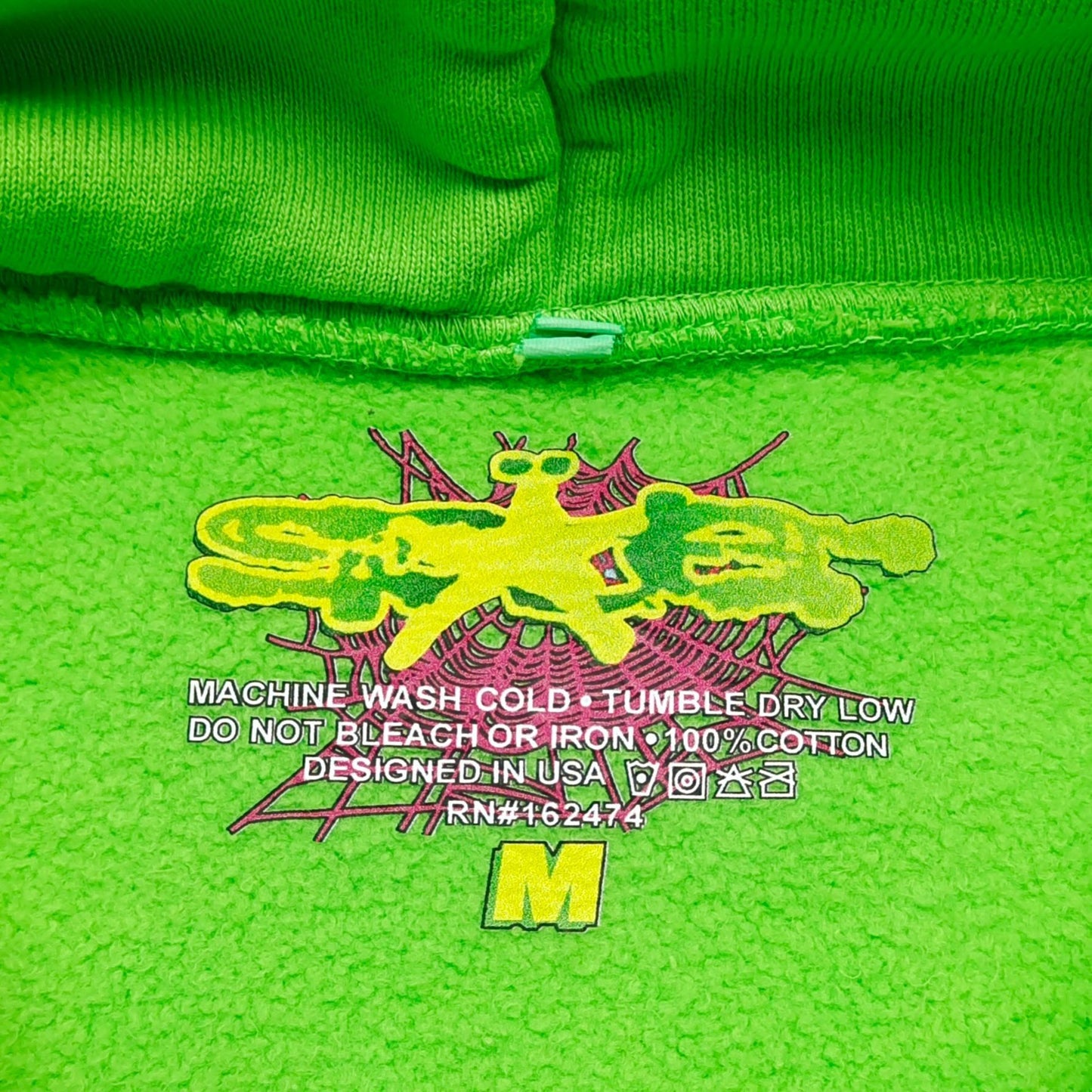 Sp5der Worldwide Green Hoodie