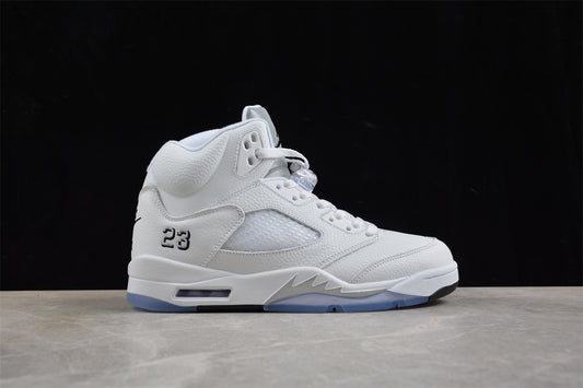 Air Jordan 5 Retro 'White Metallic