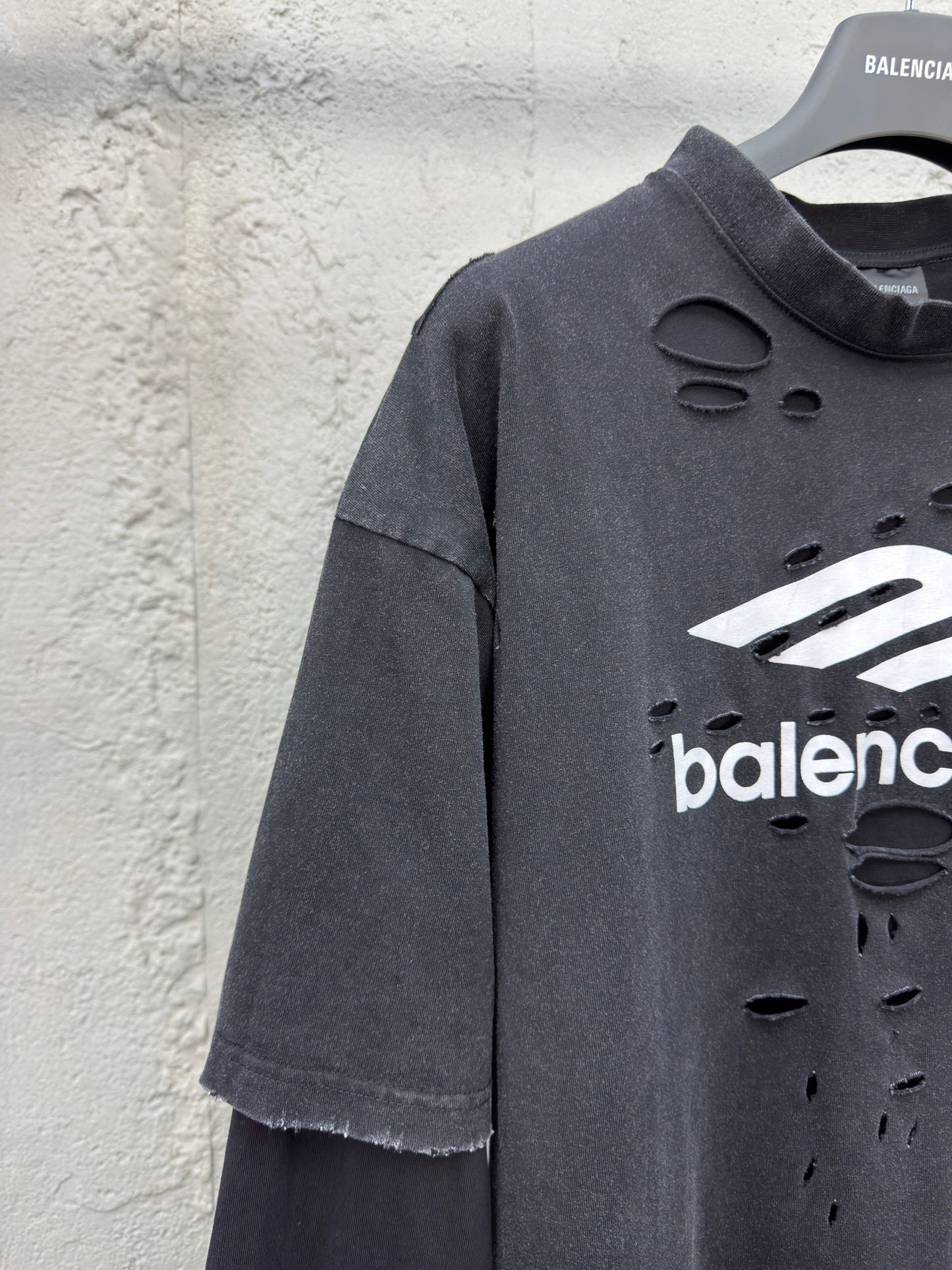 Balenciaga Layered 3B Shirt Black