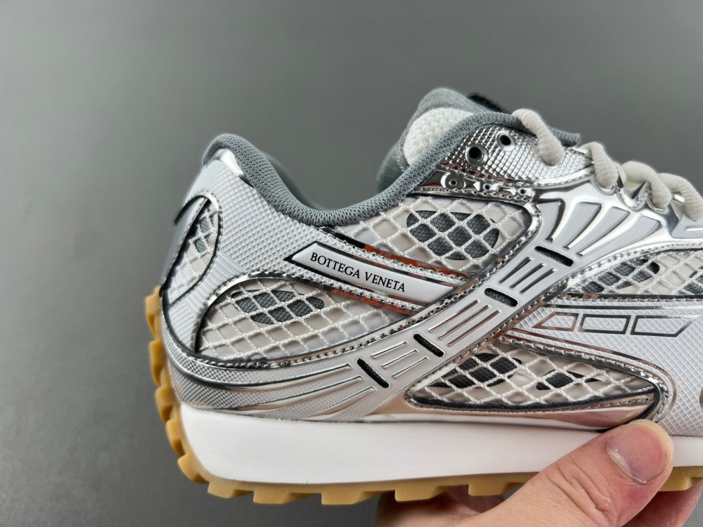 Bottega venta orbit silver and white