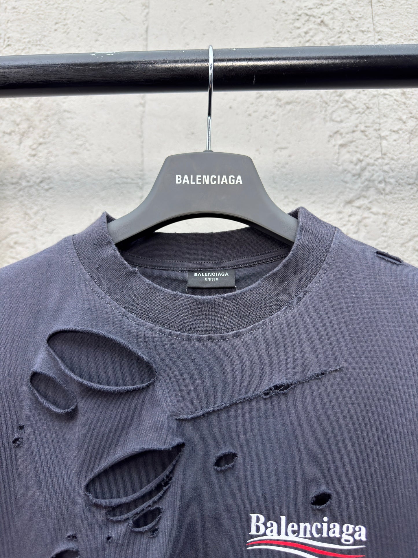 Balenciaga Political Campaign Long-Sleeve Layered T-Shirt 'Black