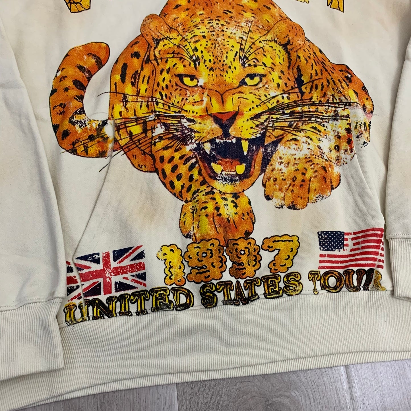 Cream Vale Forever Cheetah Pullover Hoodie