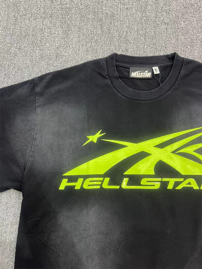 Hellstar sports black and green tee