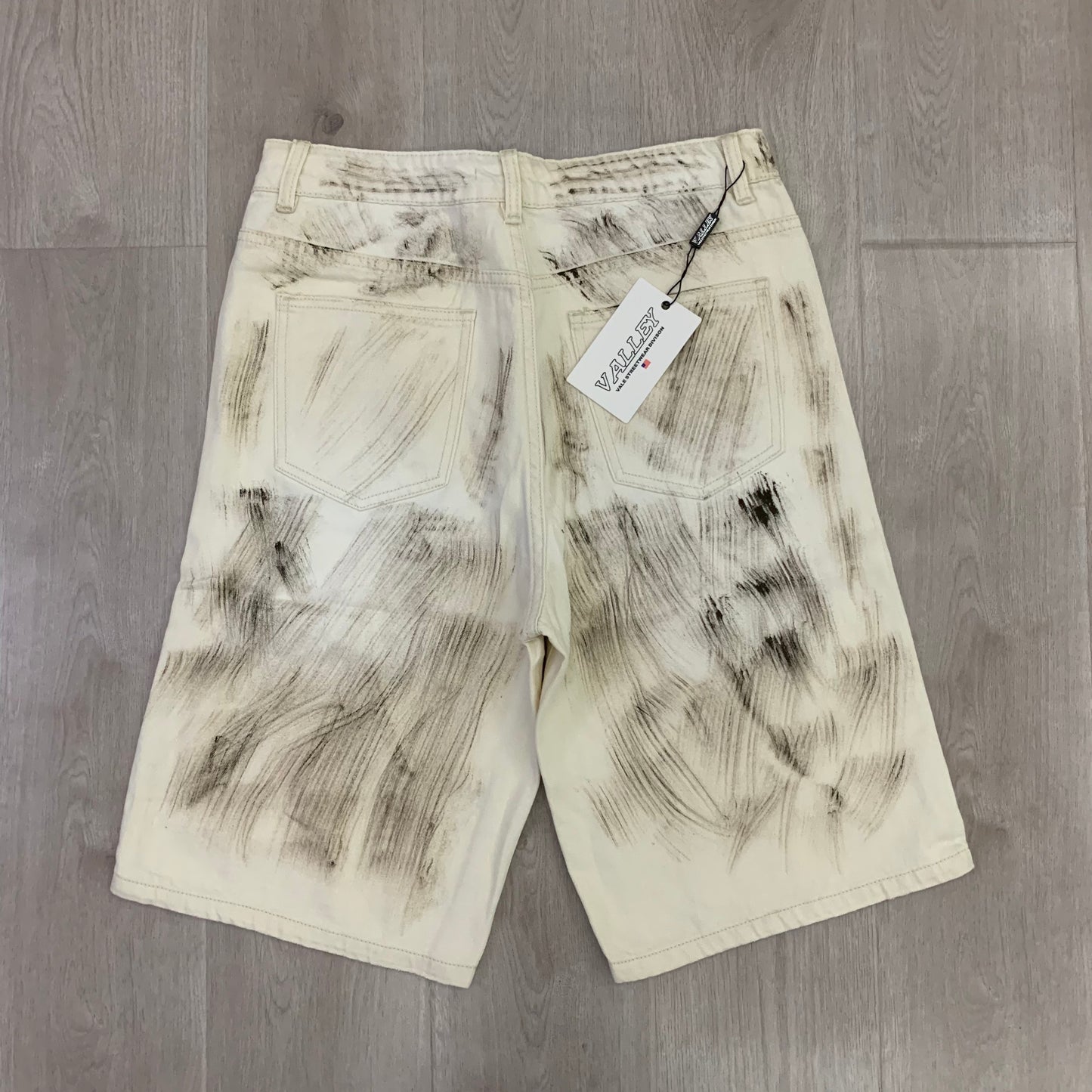 Vale Forever Skittles Jorts Men's Rhinestones Denim Shorts