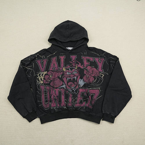 Vale Forever Valley Mascot Pullover Hoodie 'Black/Red'