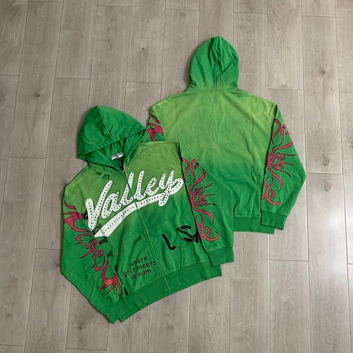 Vale Forever Inferno Zip Up 'Green'