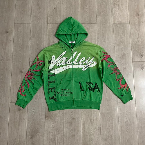 Vale Forever Inferno Zip Up 'Green'