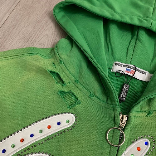 Vale Forever Inferno Zip Up 'Green'