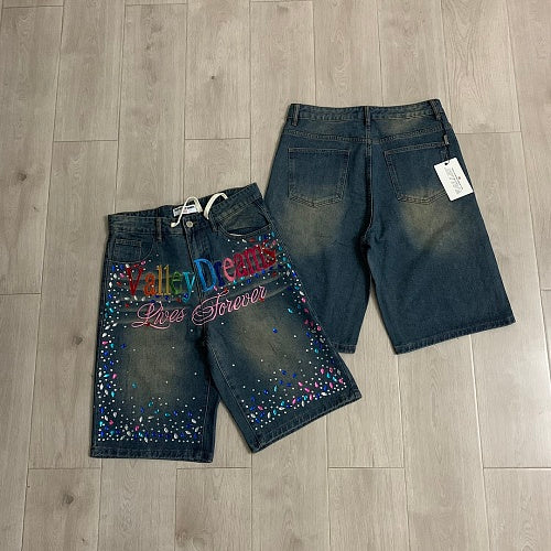 Vale Forever Ice Cream Jorts 'Light Rinse'