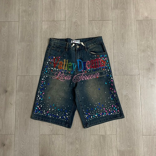 Vale Forever Ice Cream Jorts 'Light Rinse'