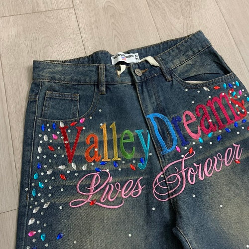 Vale Forever Ice Cream Jorts 'Light Rinse'