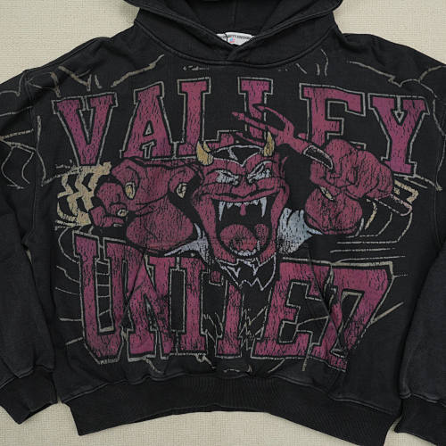 Vale Forever Valley Mascot Pullover Hoodie 'Black/Red'
