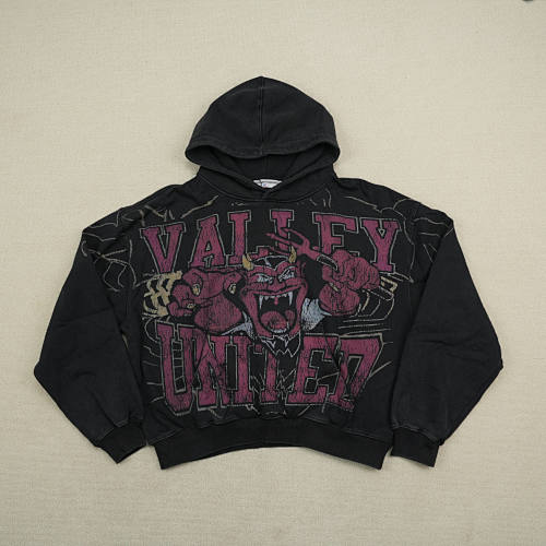 Vale Forever Valley Mascot Pullover Hoodie 'Black/Red'