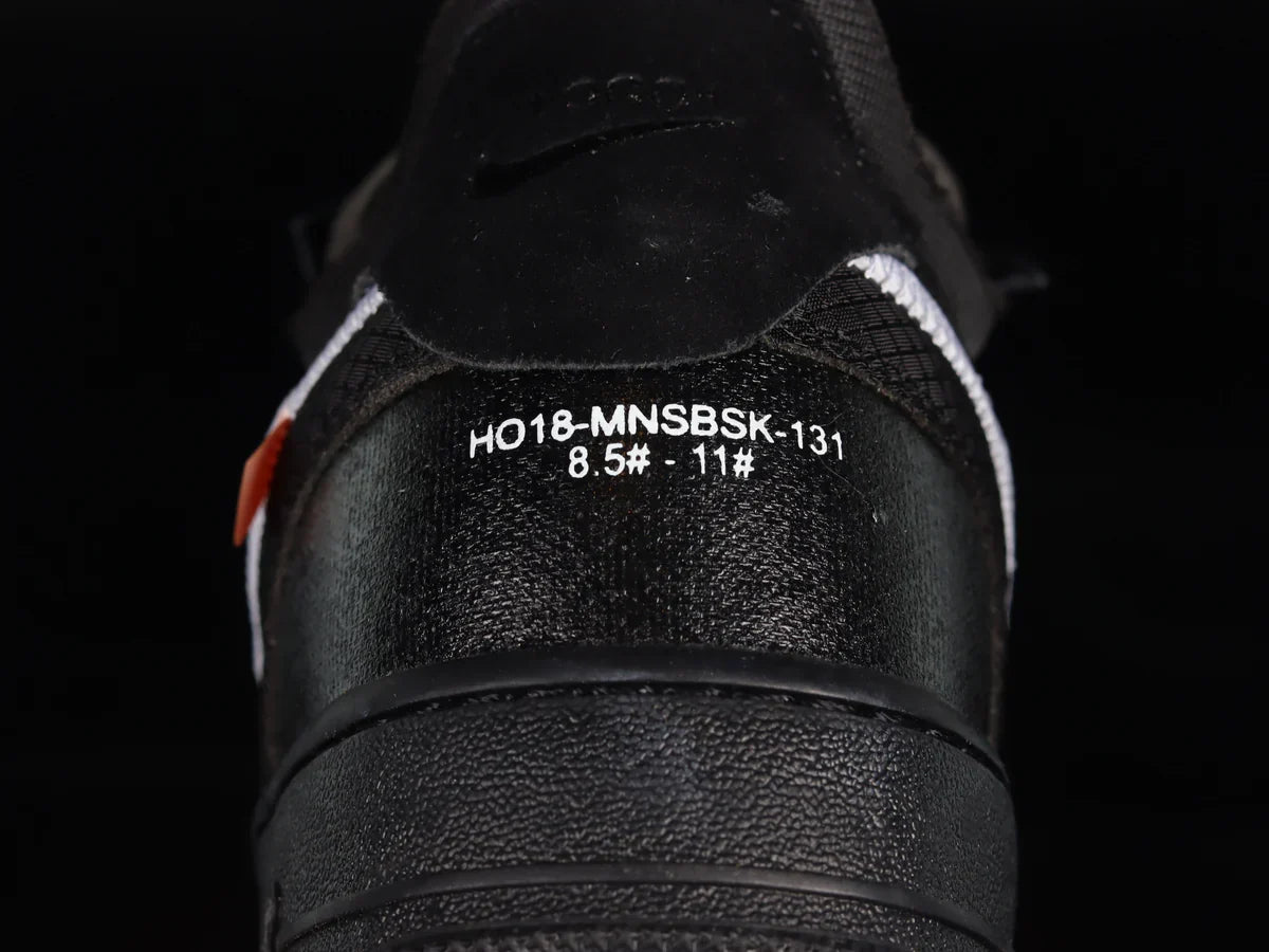 Black  off white Air Force 1