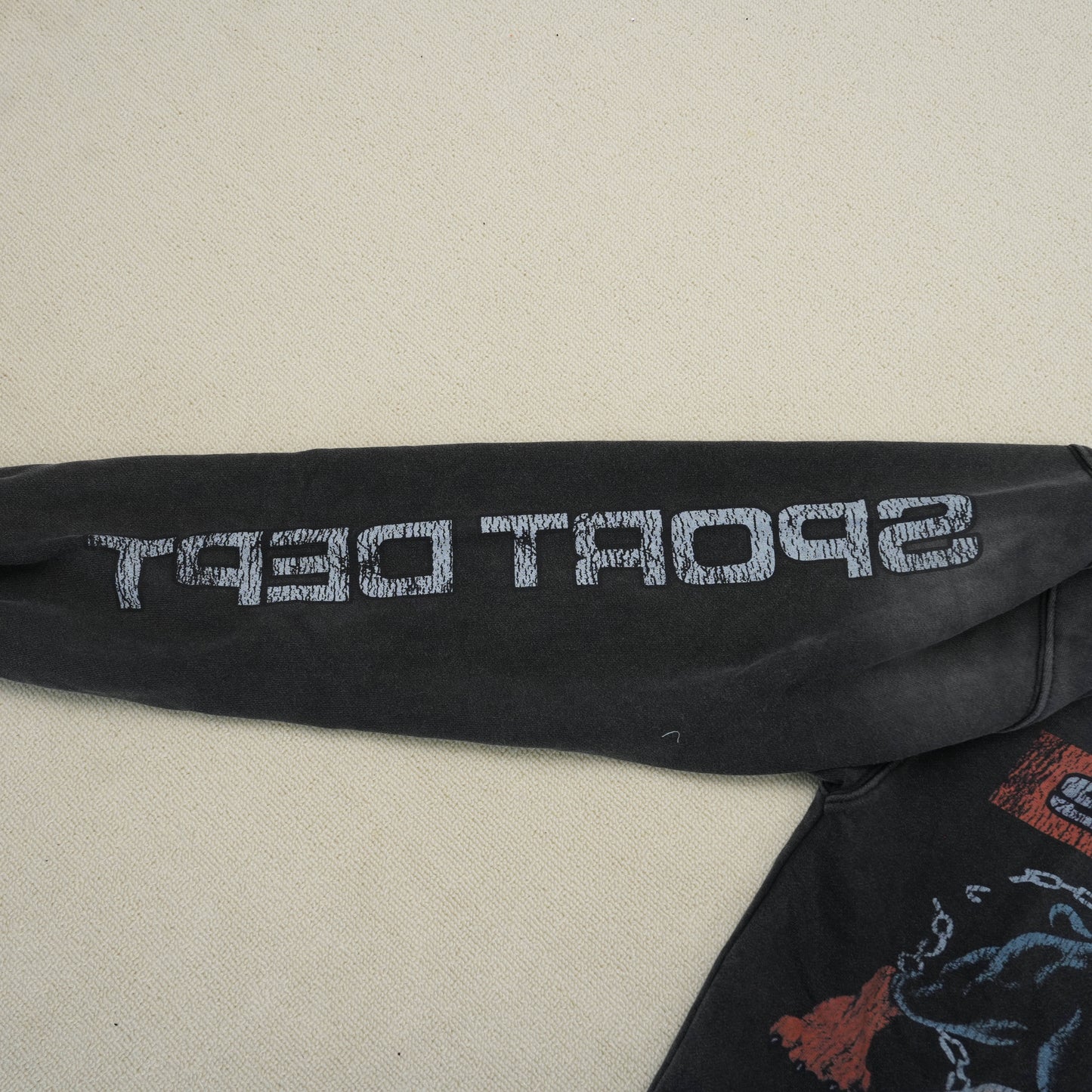 Vale Forever black Big Dog Hoodie Vintage sports dept